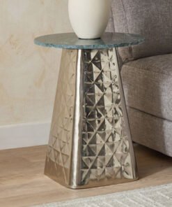 Cavon Draciel Marble Top End Table