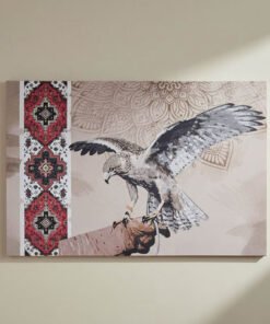 Madiha 100% Printed Arabic Wall Art - 120x3x80 cm