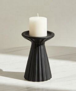 Monochrome Alora Decorative Pillar Candleholder - ...