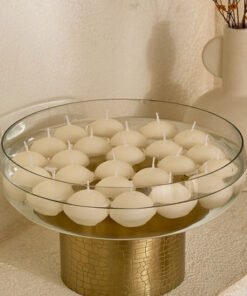 Luna 24-Piece Unscented Floating Candle Set - 4.5 ...