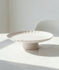 Siam Scallop Pedestal Cake Stand - 30.5 cm