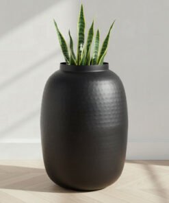 Monochrome Avya Metal Hammered Floor Planter - 33x...