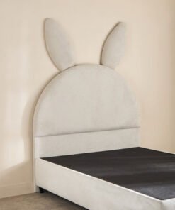 Ivory Hopper Upholstered Single Headboard - 90x200...