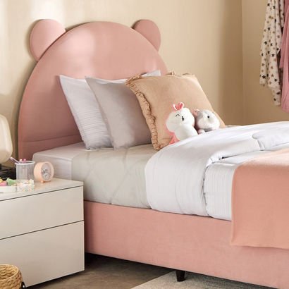 Ivory Clara Upholstered Single Headboard - 90x200 ...