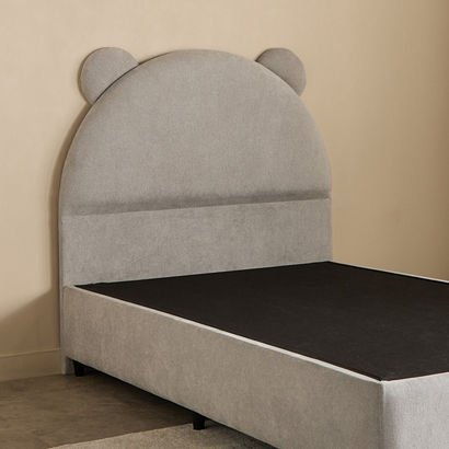 Ivory Clara Upholstered Twin Headboard - 120x200 c...