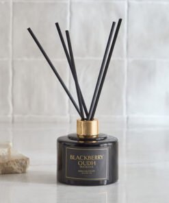 Rabia Midnight Blackberry Oudh Scented Reed Diffus...