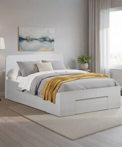 Movo Cervo Queen Bed with 3 Drawers - 160x200 cm