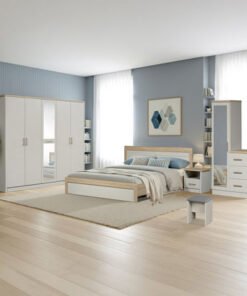 Movo Vasto 6-Piece King Bedroom Set - 180x200 cm