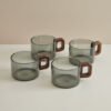 Zen 4-Piece Borosilicate Glass Mug Set - 200 ml