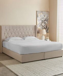 Curvy Chester King Upholstered Bed - 180x200 cm