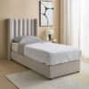 Curvy Clark Upholstered Single Bed - 90x200 cm