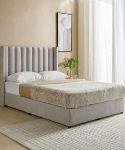 Curvy Clark Upholstered Twin Bed - 120x200 cm