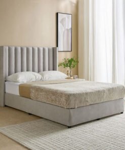 Curvy Clark Upholstered Queen Bed - 160x200 cm