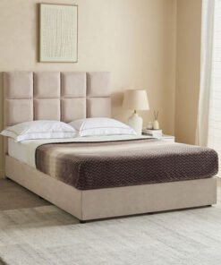 Curvy Rubik Queen Upholstered Bed - 140x200 cm
