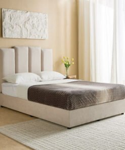 Curvy Riston Upholstered Twin Bed - 120x200 cm
