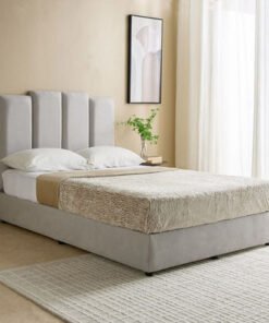 Curvy Riston Upholstered Twin Bed - 120x200 cm