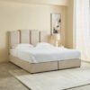 Curvy Riston Upholstered King Bed - 180x200 cm