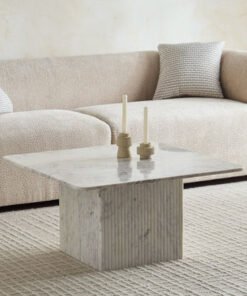 Vendra Pilsen Marble Top Coffee Table