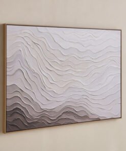 Vivid Solid Wood Stretcher Framed 80% Hand Painted...