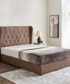 Curvy Chester Twin Upholstered Bed - 120x200 cm