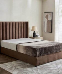 Curvy Clark Upholstered Queen Bed - 160x200 cm