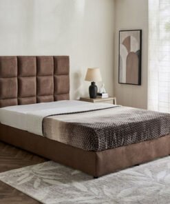 Curvy Rubik Twin Upholstered Bed - 120x200 cm