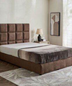 Curvy Rubik Queen Upholstered Bed - 140x200 cm