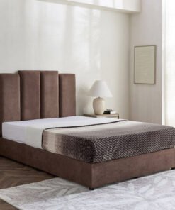 Curvy Riston Upholstered Queen Bed - 160x200 cm