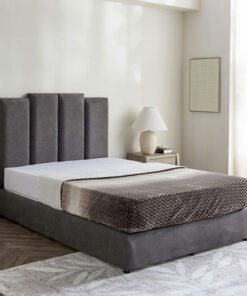 Curvy Riston Upholstered Queen Bed - 160x200 cm