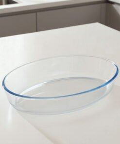 BakeOlogy Oval Glass Bakeware Dish - 2.4 L
