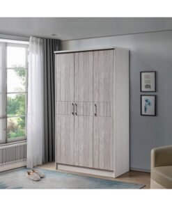 Home Box Liverpool 3-Door Wardrobe 55 x 207 x 116 cm