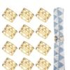 Oasisgalore 12 PCS Gold Napkin Rings Napkin Ring Holders for Party of Table Settings