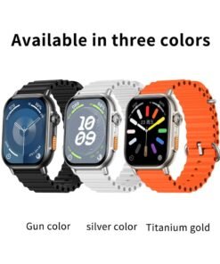 WISME 7 in 1 WS 85 ULTRA2 Smart watch set with, 7pair Straps, waterproof, Long battery life Health smart watch Black