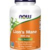 now Supplements, Lion's Mane 500 mg, Super Mushroom, Made with Organic Lion's Mane Mushrooms, 60 Veg Capsules