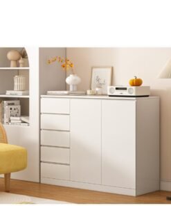 Kitchen Cabinet, Home Sideboard Buffet Cabinet, Modern Coffee Corner Bar Storage Cabinet with Drawers and Doors for Hallway Kitchen Dining Living Room (DGC001)