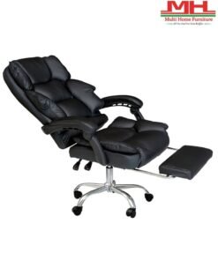 Alternative view of Multi Home Furniture MHF Gaming Chair, PC Office Computer Chair, Adjustable Game Chair with Footrest, PU Leather High Back Computer Racing Gaming Chair, Ergonomic Swivel Task Chair, Lumbar Support Boss Chair R819-BLACK