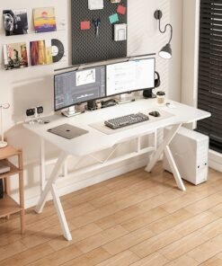 Harlan Gaming Table,Small Gaming Desk,Ergonomic PC Computer Desk,Computer Table with Carbon Fibre Surface, Kids Desk,Writing Study Desk or Home Office Desks,Ideal for Students and Gamers