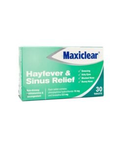 MAXICLEAR Tablets For Hayfever And Sinus Relief 30S