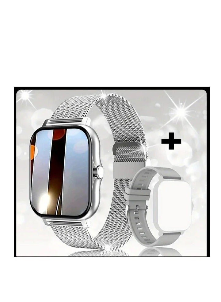 AROAQ Smart Watch, Graysemilan Waterproof Fitness Tracker Watch, Bluetooth Calls Digital Smartwatch, Large Display Wristwatch Watches For Men And Womwn