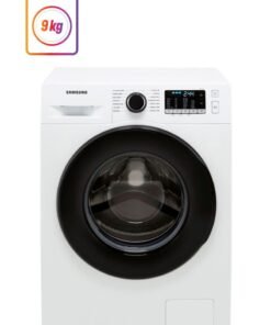 Samsung 9 Kg Front Load Washing Machine with Digital Inverter Technology, Hygiene Steam, Ecobubble 130 kW WW90TA046AE White/Black