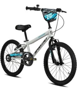 Spartan Thunder 20’’ Kids Bicycle – Single Speed Bike with 20-Inch Wheels, Durable Frame, Gloss Grey Finish