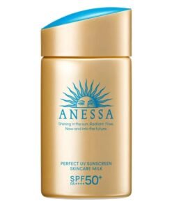 Anessa Perfect UV Sunscreen Skincare Milk SPF50+ / PA+++, Best Facial Milk Sunscreen in Japan, 60ml