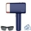 MLAY Newest T14 Laser Painless Fast Hair Removal 3℃ Cold Compress/5-Levels/500000 Pulses Dark Blue