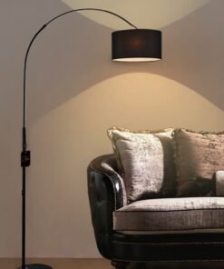 Sharpdo Nordic Simple Eye Protection Vertical Light Combination Warm Light 110-240V Black 26x70x185cm