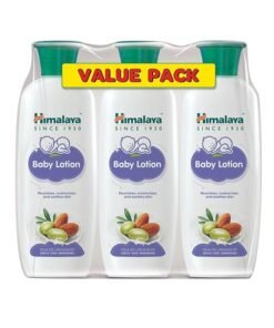 Himalaya Pack Of 3 Baby Quick-Absorbing Daily-Use Lotion - No Parabens, Dyes And Synthetic Colours 3 x 400ml