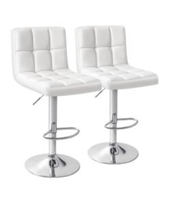 Mahmayi Ultimate C8541 Bar Stool - White Set of 2