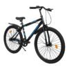 ENDLESS  High Carbon Steel Mountain Bike|18 Inch Frame Size | 26 Inch Wheel Size | Single Speed | Dual Disc Brakes | Bike For Men & Women | Black Blue Color
