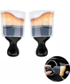 T NEWFUN Car Interior Detailing Brush,Soft Bristle Cleaning Brush Car Detailing Brush Dusting Brush,Car Interior Cleaning Tool,Auto Detail Brush Car Dash Duster Brush ，Scratch Free 2Pcs