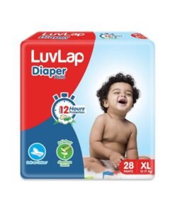 Luvlap Pant Style Baby Diapers, X-Large (Xl), 28 Count, For Babies Of Upto 12-17Kg With Aloe Vera Lotion For Rash Protection, With Upto 12Hr Protection, Diapers