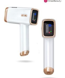 KinseiBeauty At-Home Hair Removal, IPL Hair Removal Device with Ice Cooling, 500,000 Flashes, 5 Energy Levels, Permanent Painless for Armpit Bikini Line Face Back Leg Arm